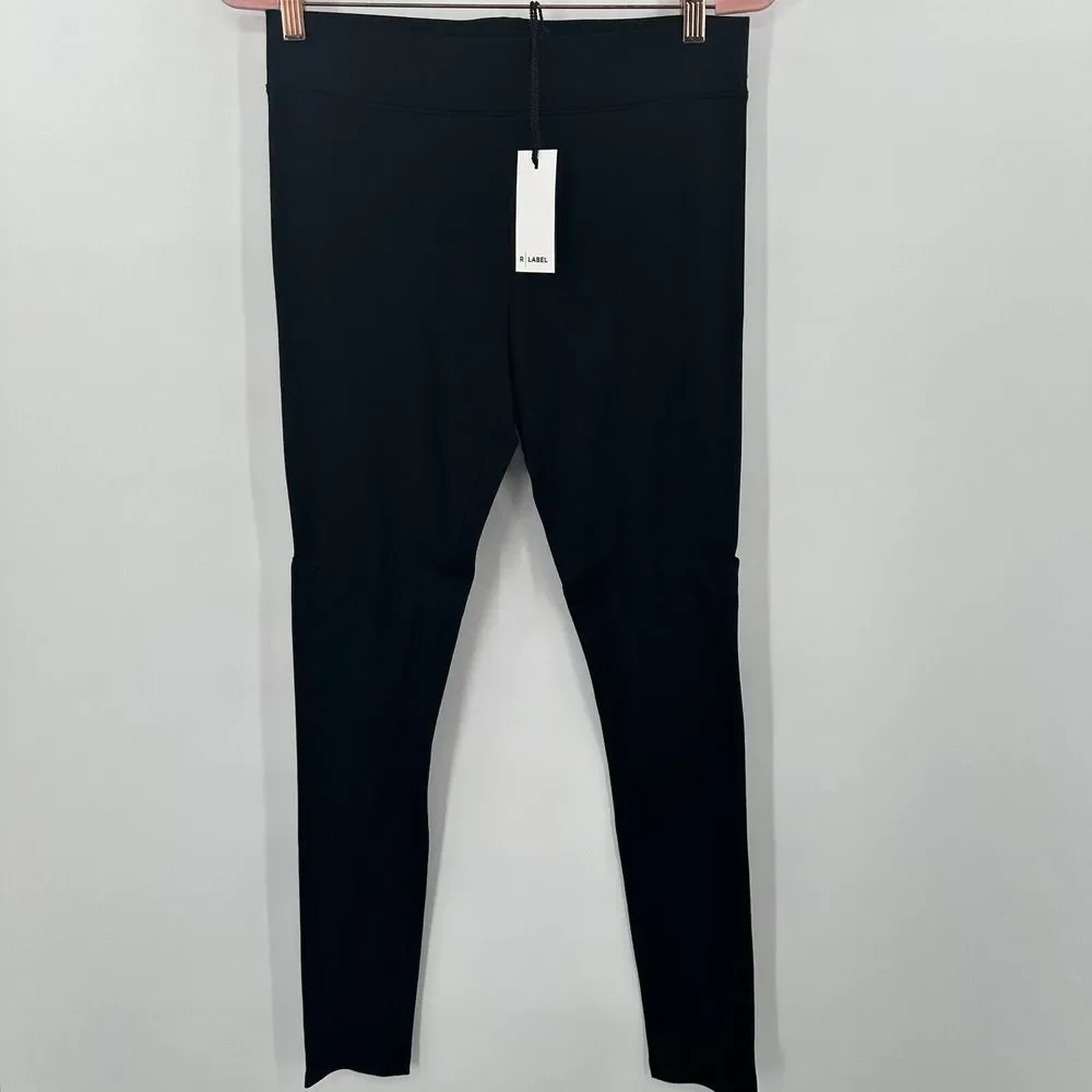 NWT R | Label The Reset Black Pull On Stretch Career Skinny Legging Trouser Sz L